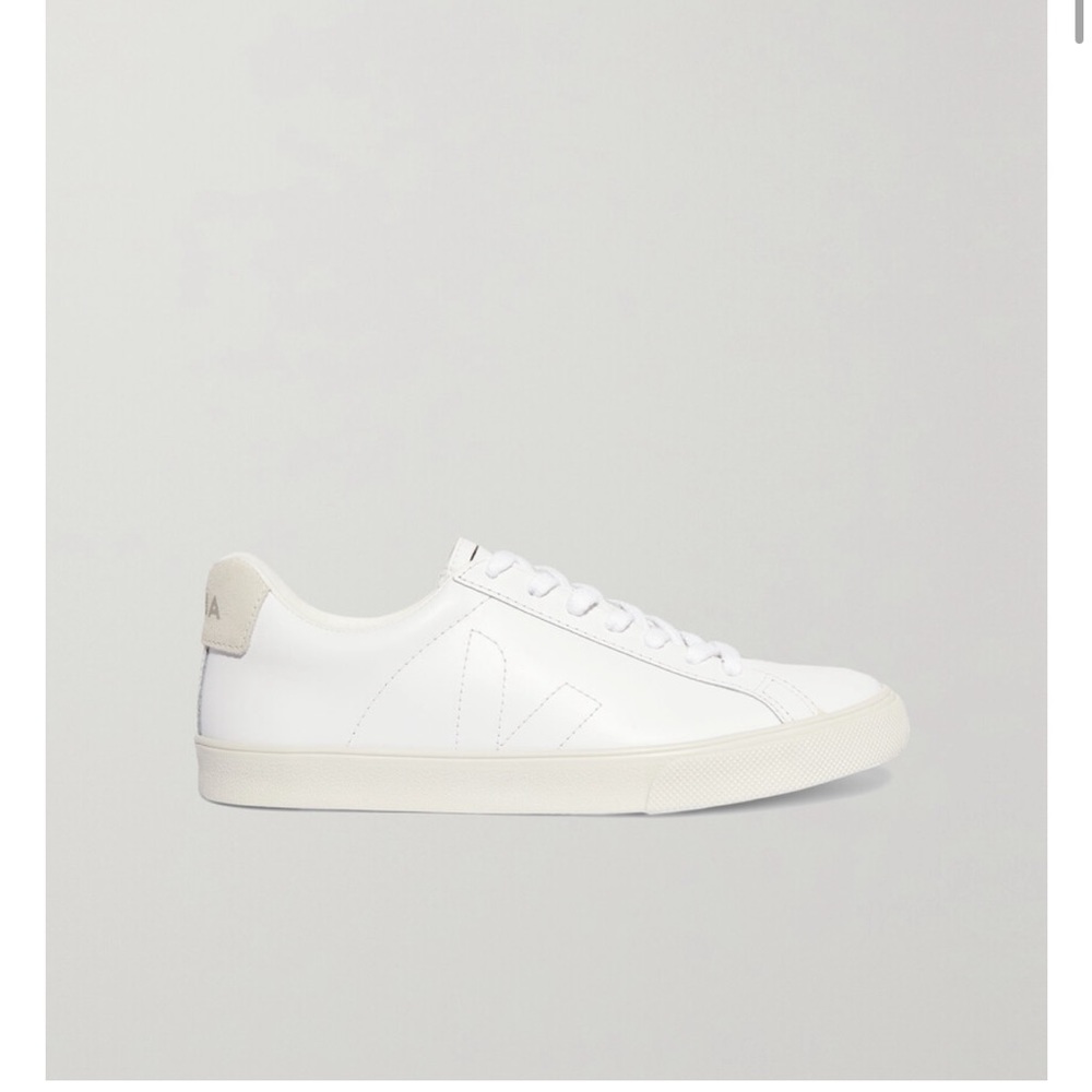 Veja + Net Sustain Esplar Suede Trimmed Leather sneakers - US 7